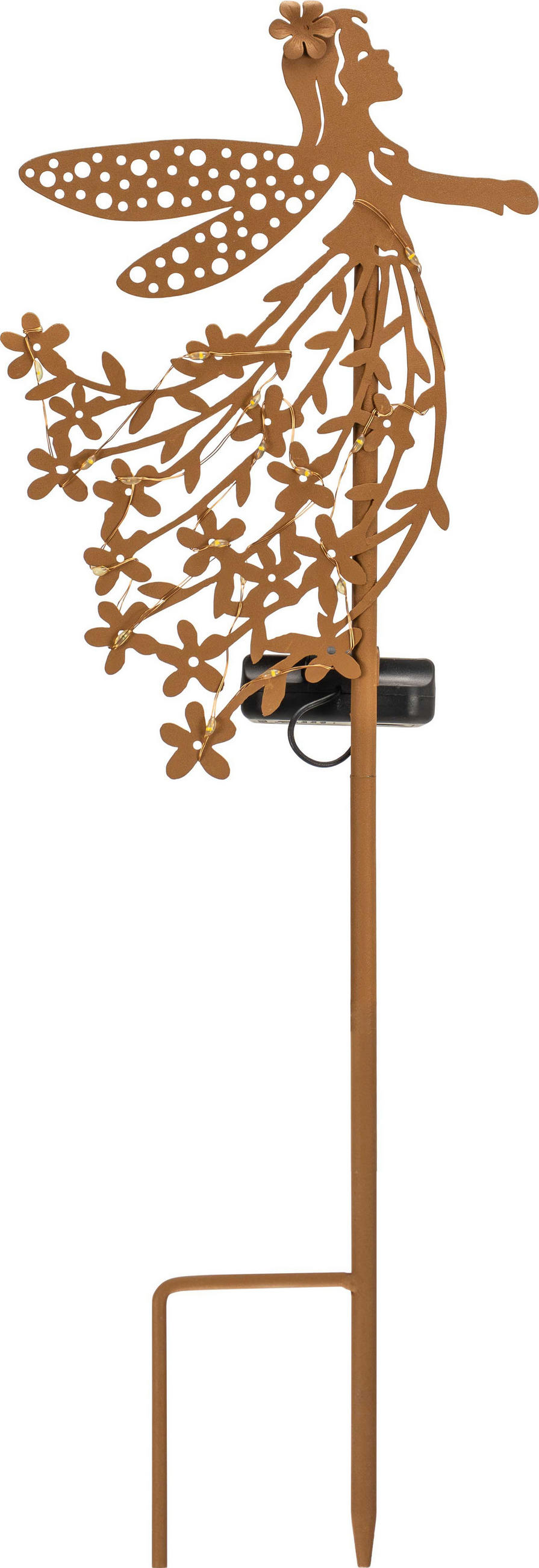 LED-SOLAR-GARTENSTECKER - mit Dämmerungssensor und wetterfestem Design für stilvolle Außenbeleuchtung, 1er-Set - Weiß, Kunststoff (3/17/50cm) - Northpoint