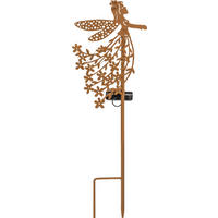 LED-SOLAR-GARTENSTECKER - mit Dämmerungssensor und wetterfestem Design für stilvolle Außenbeleuchtung, 1er-Set - Weiß, Kunststoff (3/17/50cm) - Northpoint
