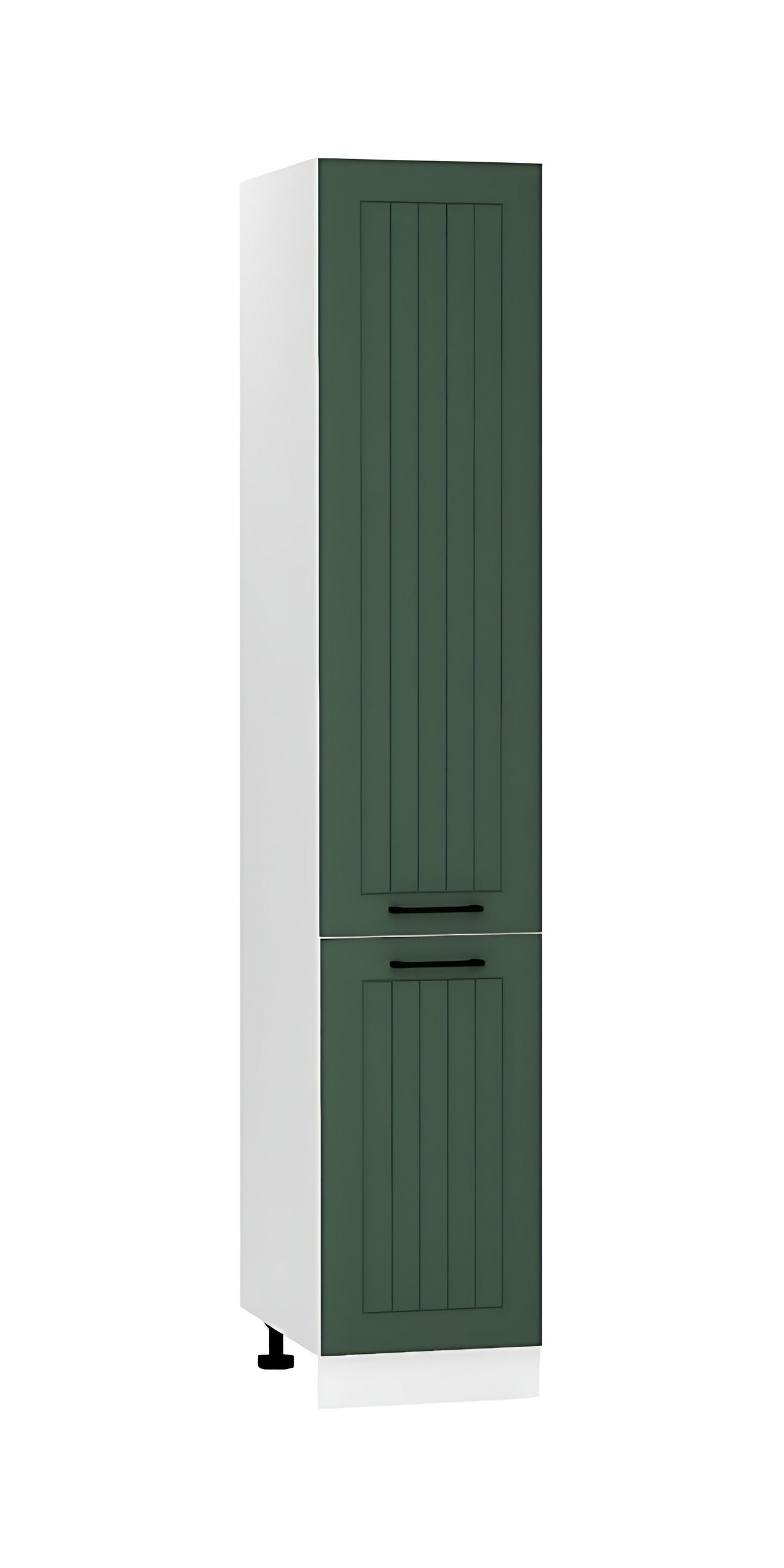 HOCHSCHRANK D40SŁ P/L – Arvion – Praktische Aufbewahrungseinheit – Grün / Matt - Grün, Holzwerkstoff/Metall (40/213.3/56cm) - ROYAL24_MARKT