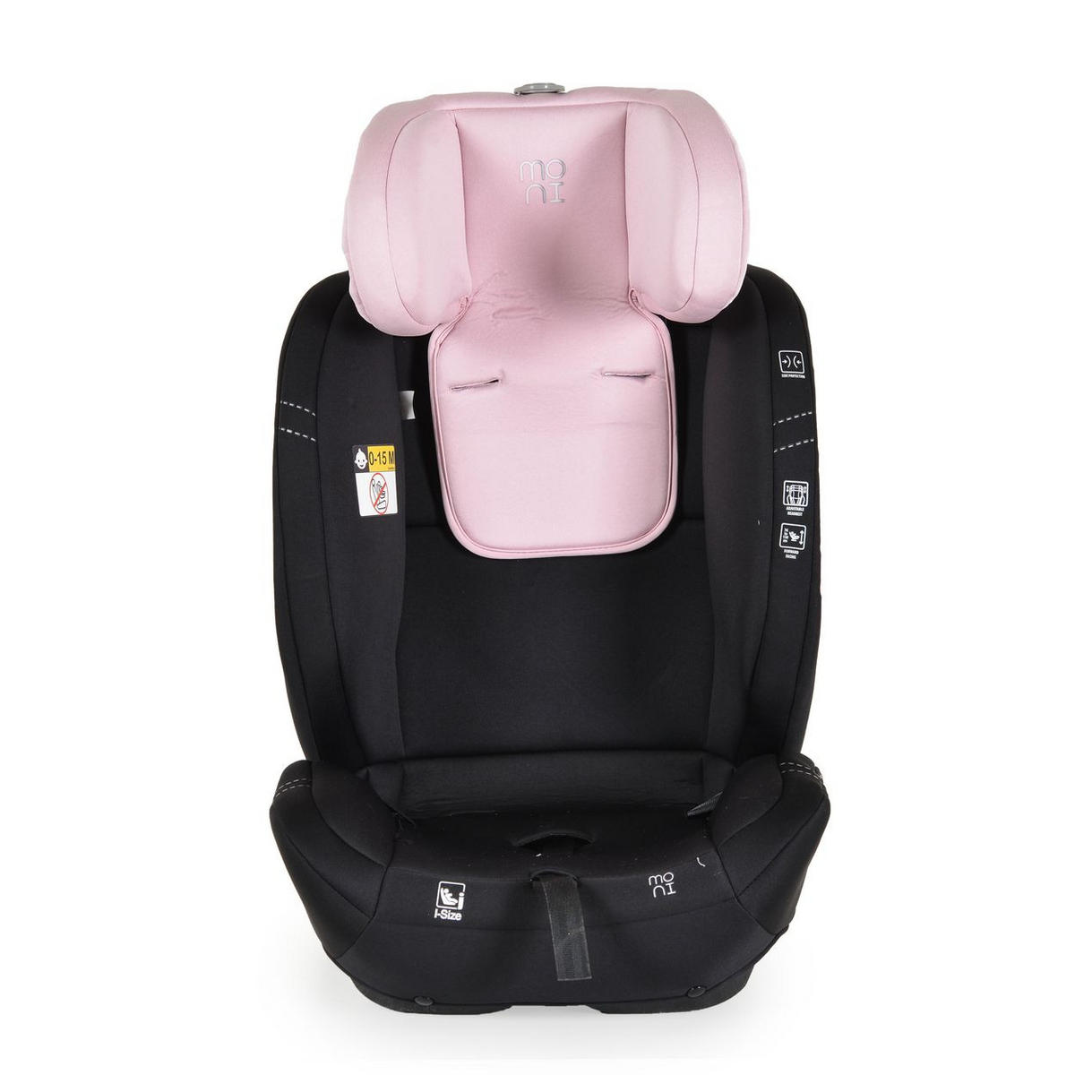 KINDERSITZ i-Size Start rosa (76-150cm) Kopfstütze verstellbar, Kuscheltier - Rosa, Kunststoff (45/60/46cm) - Moni