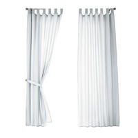 VORHANG 2ER SET POTSDAM HxB 245x140 cm Weiß - Weiß, Textil (140/245cm) - Gardinenbox