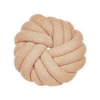 DEKOKISSEN Hellbeige 31/31 cm Akola - Beige, Textil (31/31cm) - Beliani
