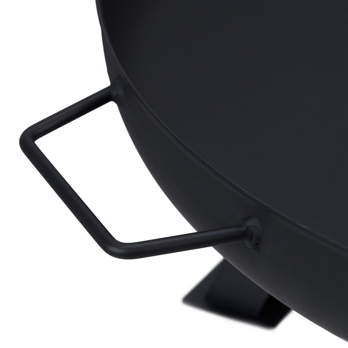 OHNIŠTĚ - černá, kov (73/35/60cm) - Relaxdays