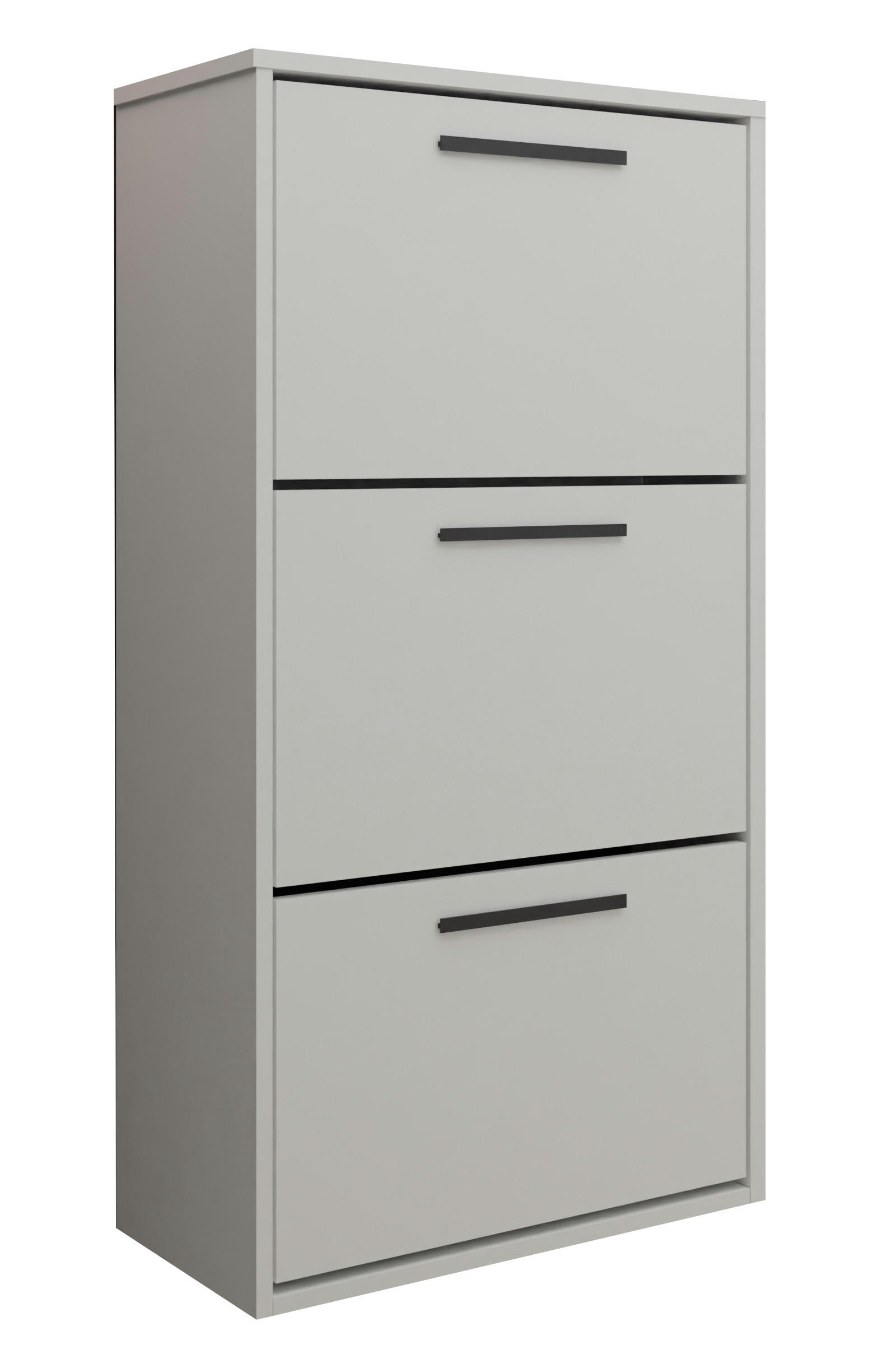 SCHUHSCHRANK Asper Craft Eiche Gold & Weiß - Honigeiche/Weiß, Holzwerkstoff (59/114.6/24cm) - Kier Furniture