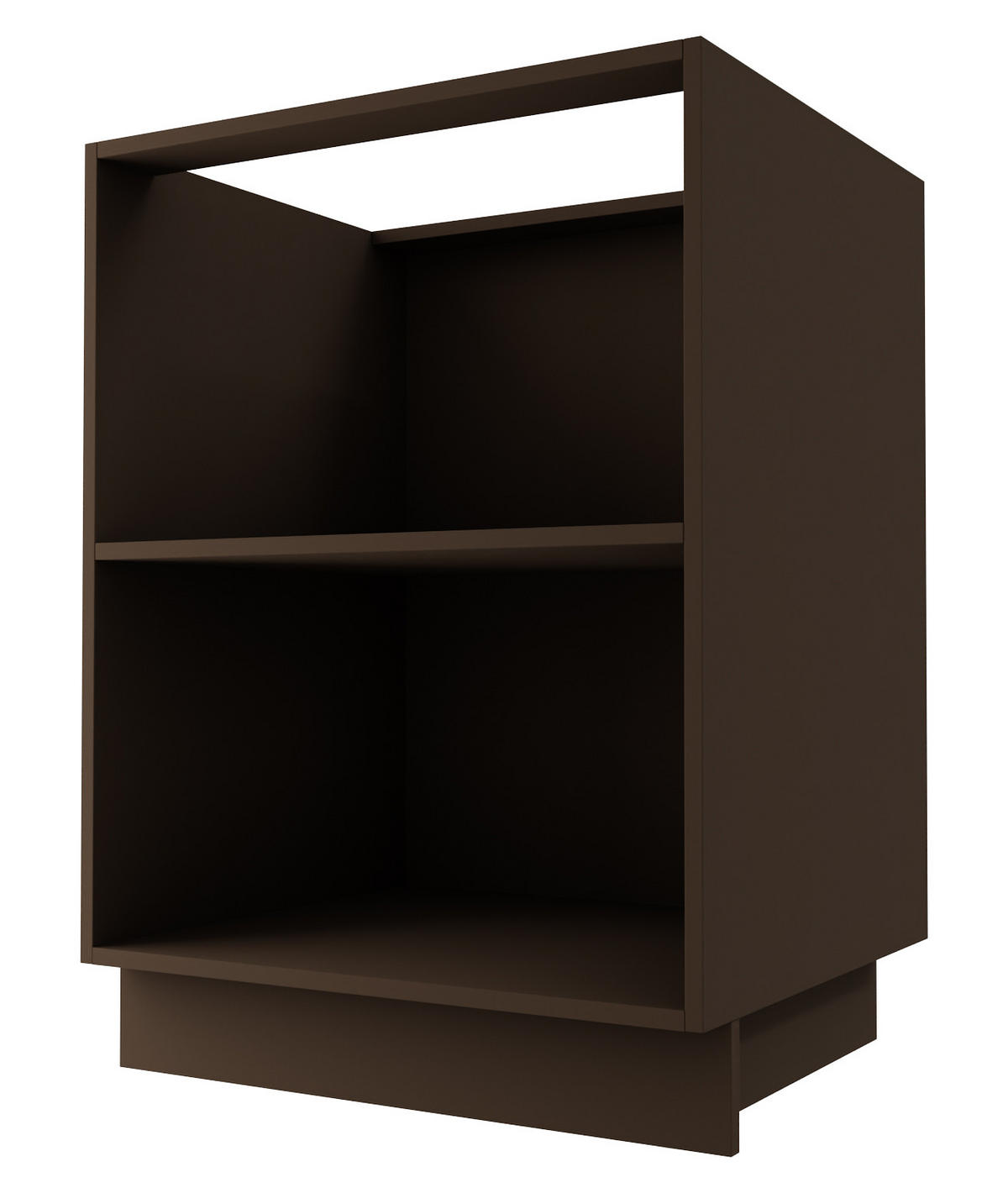 KÜCHENUNTERSCHRANK Kvantum D1D/50 Dust Grey Matt / Lava Matt 50 / 50 / 82cm - Dunkelgrau/Grau, Holz/Holzwerkstoff (50/82/50cm) - Feldmann-Wohnen