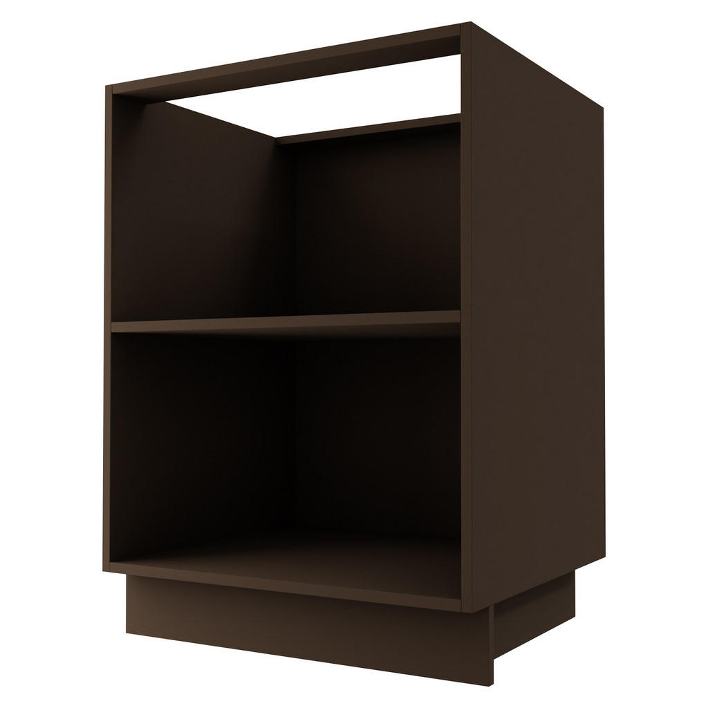 Thumbnail - Feldmann-Wohnen Küchenunterschrank, Weiß, Dunkelgrau, Holz, 2 Fächer, Rechteckig, 50x82x50 cm, Küchen, Küchenmöbel, Küch...