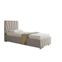 POLSTERBETT Ray 90 x 200 cm mit Bettkasten und Lattenrost ohne Matratze - beige - Beige, Holz (90/200cm) - Homesy
