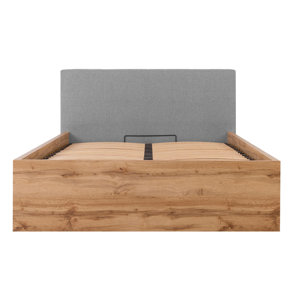 BOXSPRING POSTEL 140/200 Edwin Dřevo a šedá - šedá, kompozitní dřevo (140/200cm) - Petits-meubles