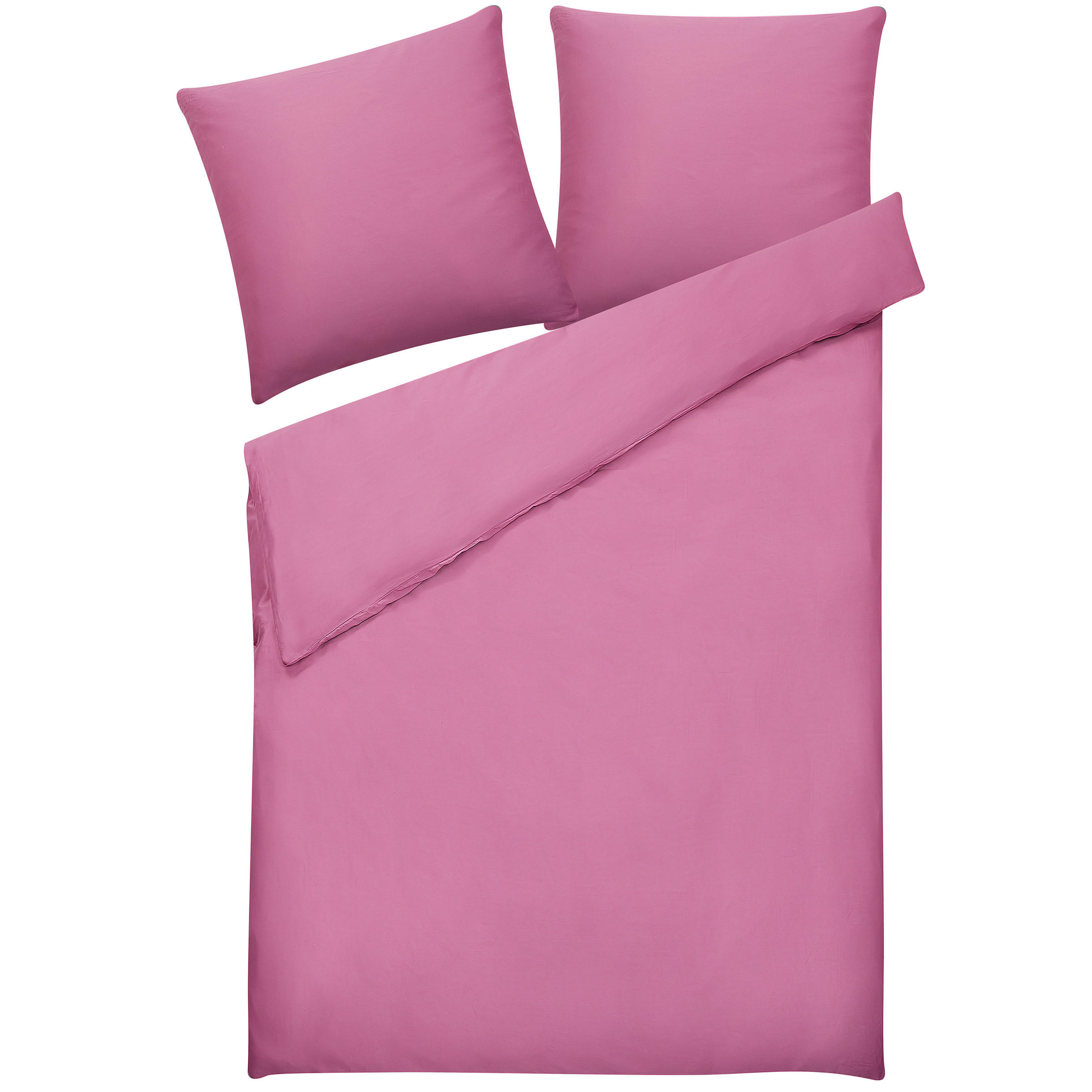 BETTWÄSCHE SET Harmonridge 155x220 cm - Pink, Textil (155/220cm) - Beliani