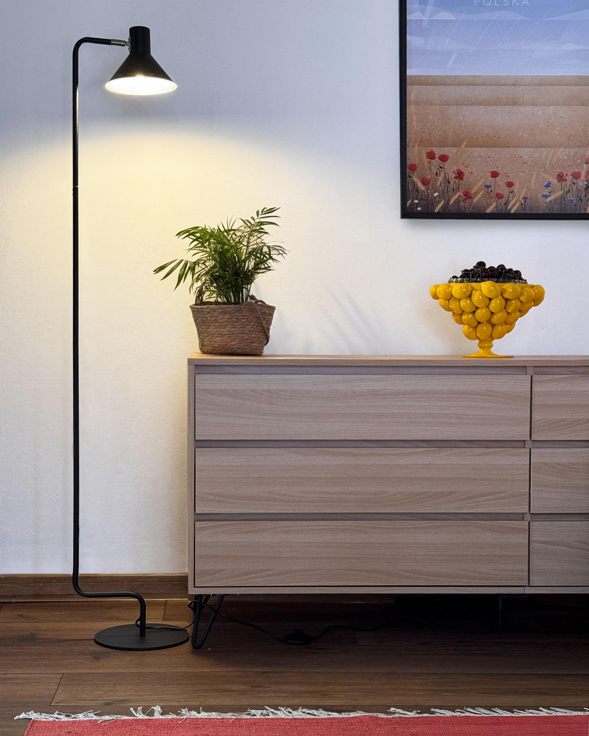 KOMODA s 6 zásuvkami Světle hnědá Cardigan - světle hnědá, kompozitní dřevo (160/70/40cm) - Beliani