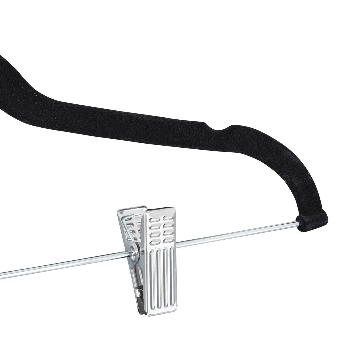 12XZAMATOVÉ vešiaky - viacfarebná, kov/textil (43/22.5/2.8cm) - Relaxdays