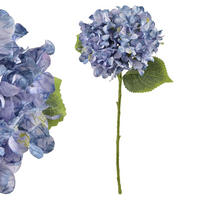 KUNSTBLUME Viridis blau 6/6/53 cm Kunststoff - Blau, Kunststoff (53cm) - Mondex