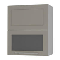 KÜCHENHÄNGESCHRANK Kvantum W8BS/60 Beige Matt / Grau Matt 60 / 32,5 / 72cm - Beige/Grau, Holz/Holzwerkstoff (60/72/32.5cm) - Feldmann-Wohnen