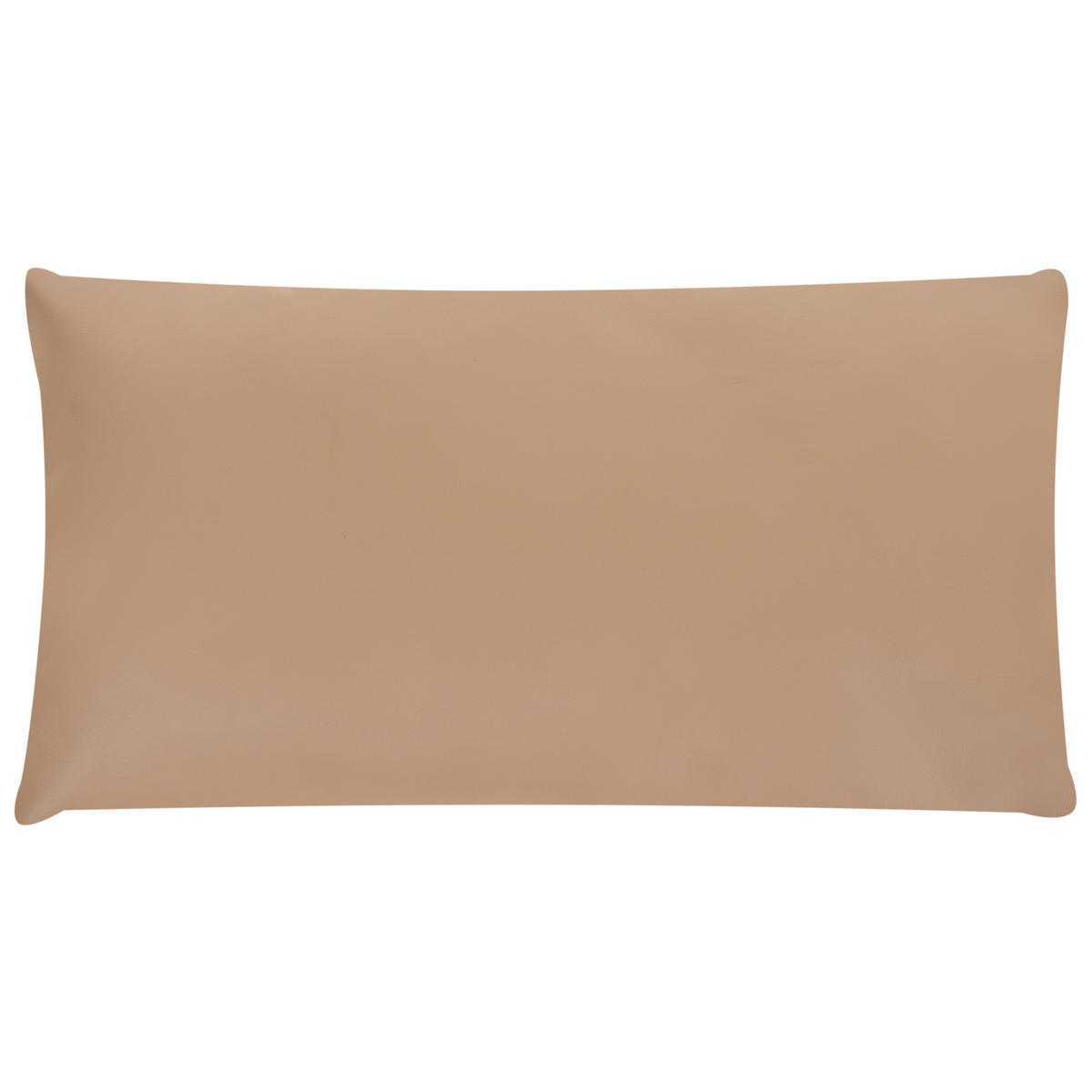 ČALOUNĚNÉ LEHÁTKO CHAISE LONGUE Umělá kůže Světle hnědé Rives - hnědá/světle hnědá, textil (78/97/160cm) - Beliani