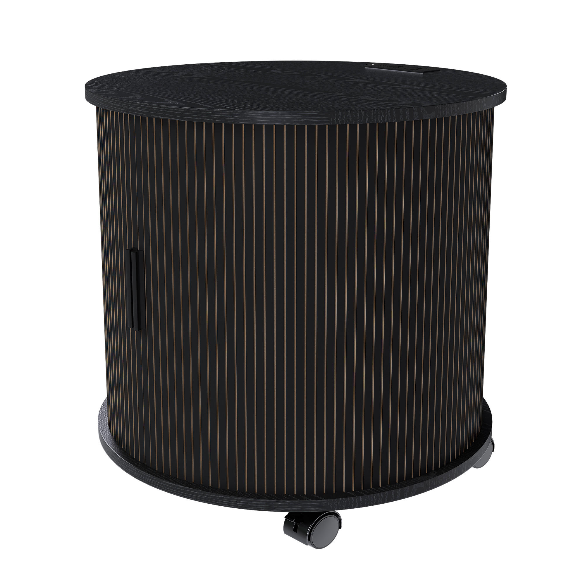 ComfortXL Nachttisch Schwarz 60x60x60 cm