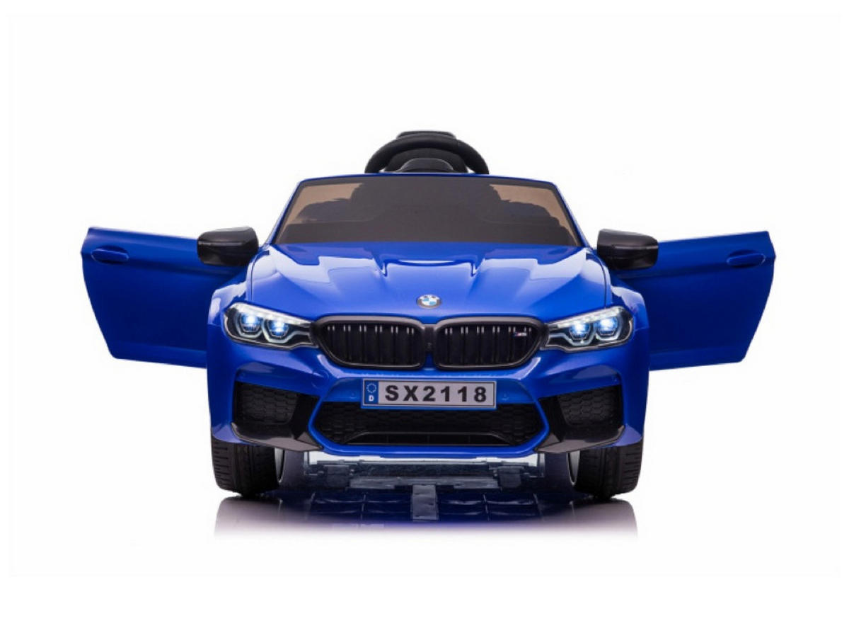 KINDER ELEKTROAUTO BMW M5 Blau - Blau, Kunststoff (124/74/55cm) - TPFLiving