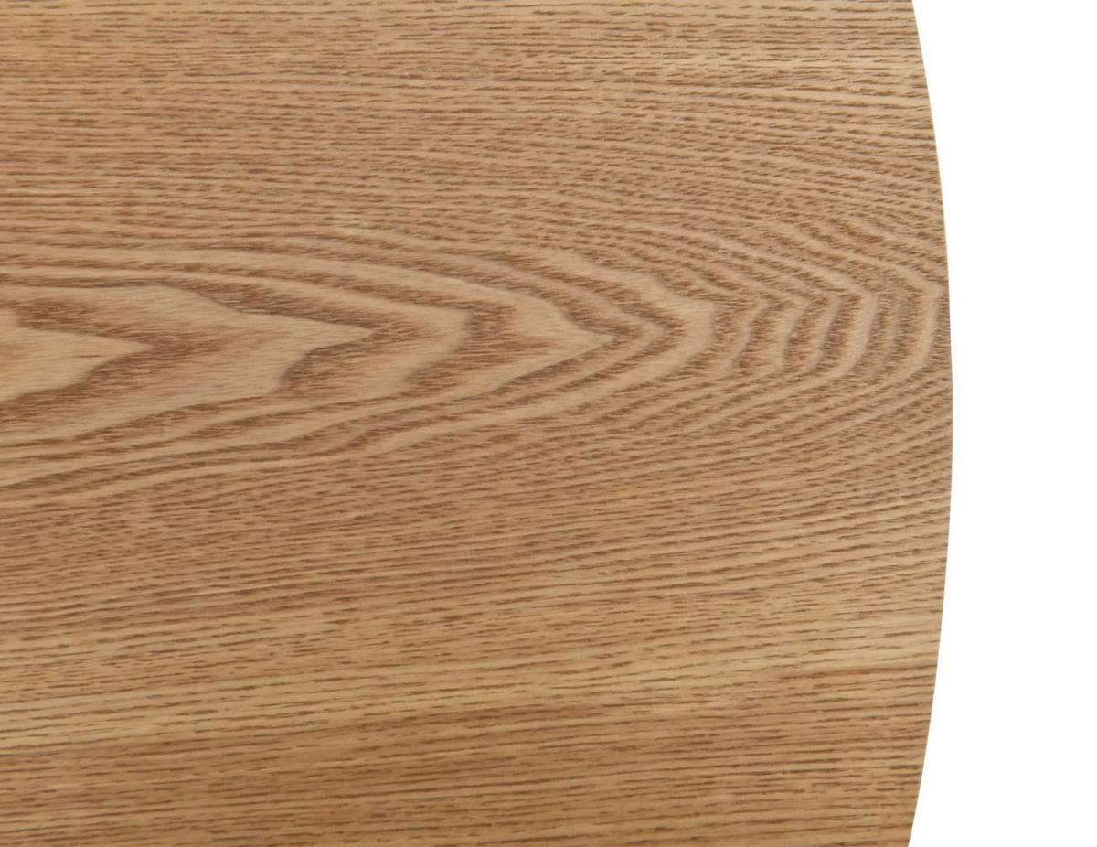 ESSTISCH Angel Eiche Natur / Kaschmir 120 / 120 / 76cm - Creme/Braun, Holz/Holzwerkstoff (120/120/76cm) - Feldmann-Wohnen