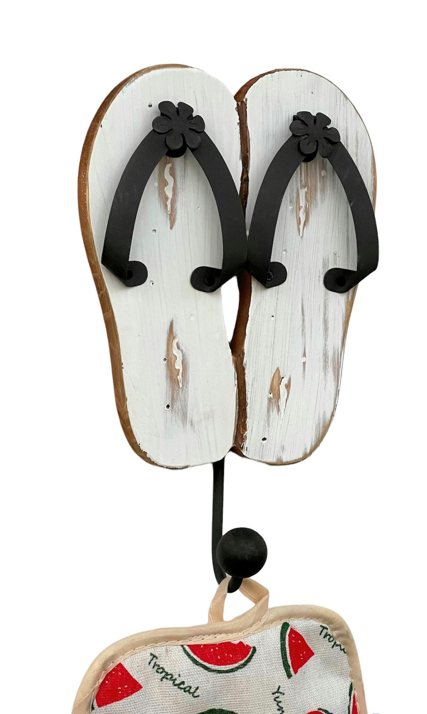 WANDGARDEROBE Sandalen Weiß MR82 - Weiß, Holz (15/26/5cm) - DanDiBo