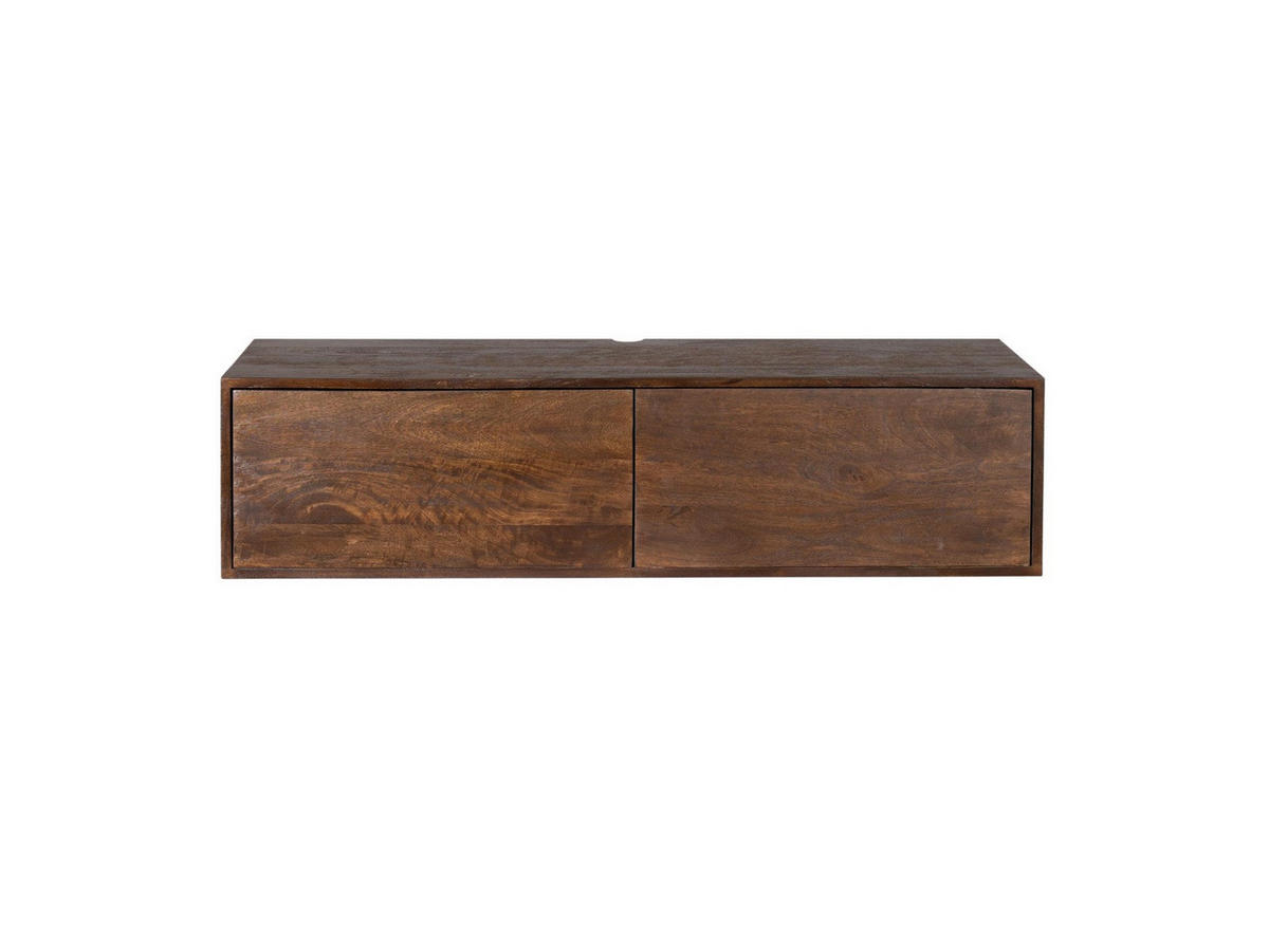 LOWBOARD Quantum Mangoholz 120 cm / 35 cm Braun - Braun, Holz (120/30/35cm) - Villa Möbel