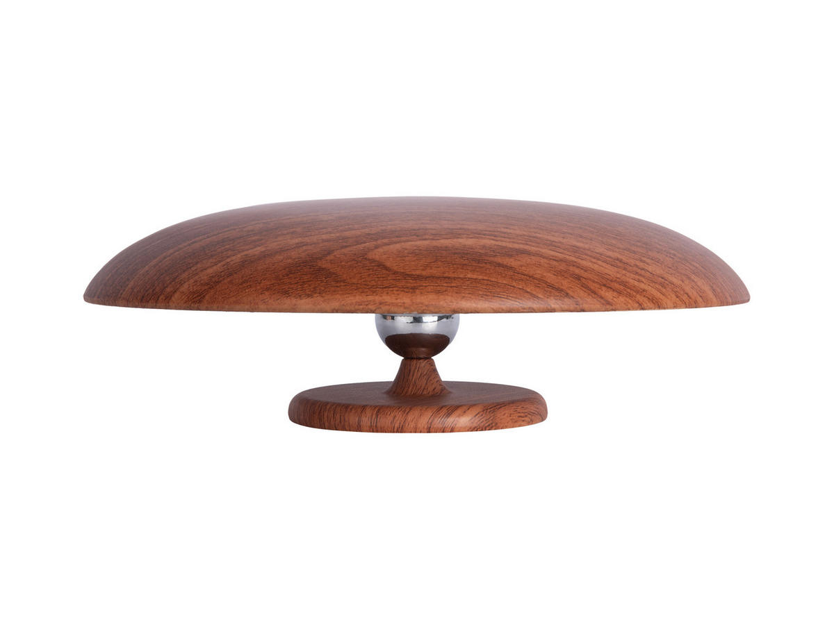 TISCHLAMPE Phoebe LED - Holz - 26 cm - Orange, Kunststoff (23/23/26cm) - Leitmotiv