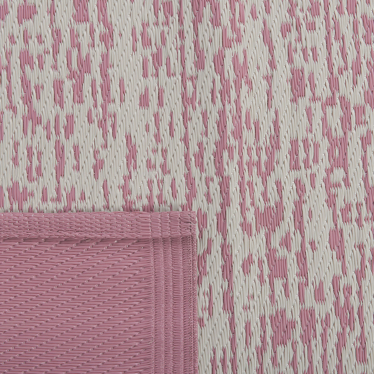 OUTDOOR-TEPPICH Ballari 180/120 cm - Pink, Kunststoff (120/180cm) - Beliani