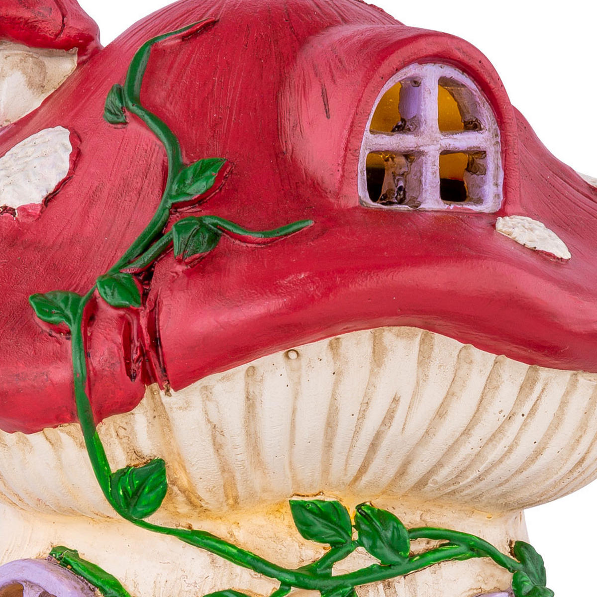 LED AUSSENLEUCHTE Haeuschen Pilz Design Bunt - Multicolor, Kunststoff (15.2/12.2/19cm) - Globo Lighting