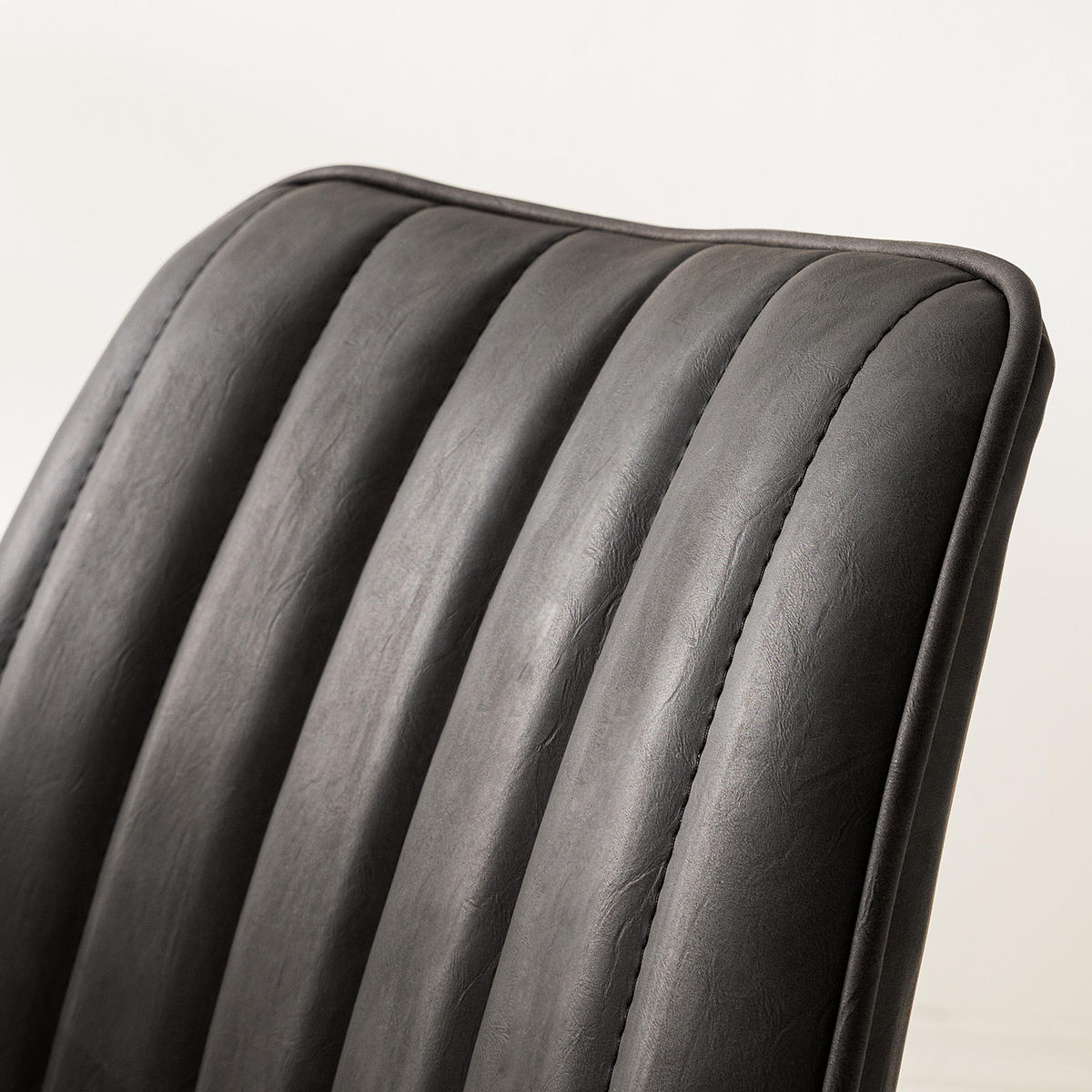 POLSTERSTUHL - Dunkelgrau, Kunststoff (53/81/60cm) - home24