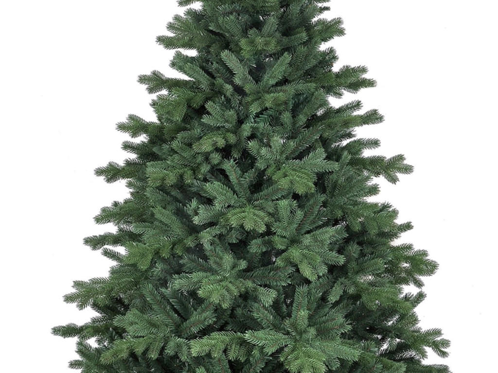 WEIHNACHTSBAUM künstlicher DELUXE BERNARD 360 cm, grün, 2D/3D, 6371 Zweige, inkl. Metallständer - Grün, Kunststoff/Metall (218/360cm) - LAALU