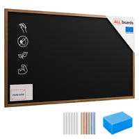 KREIDETAFEL mit Holzrahmen 200x120cm - Braun, Holz (200/120/2cm) - ALLboards