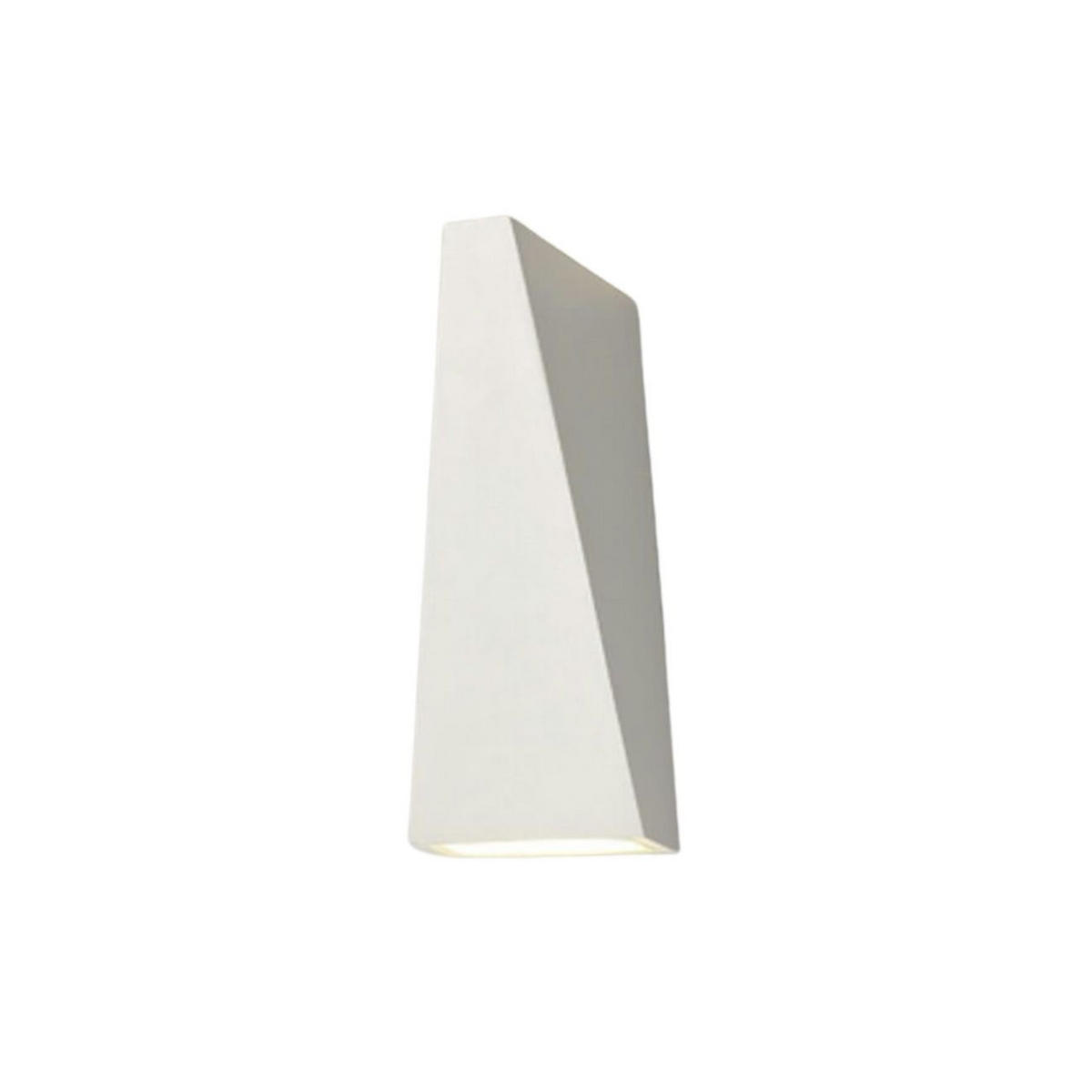 WANDLEUCHTE Helsinki, Weiß, 20cm - Weiß, Metall (9/20/9cm) - KOSILUM