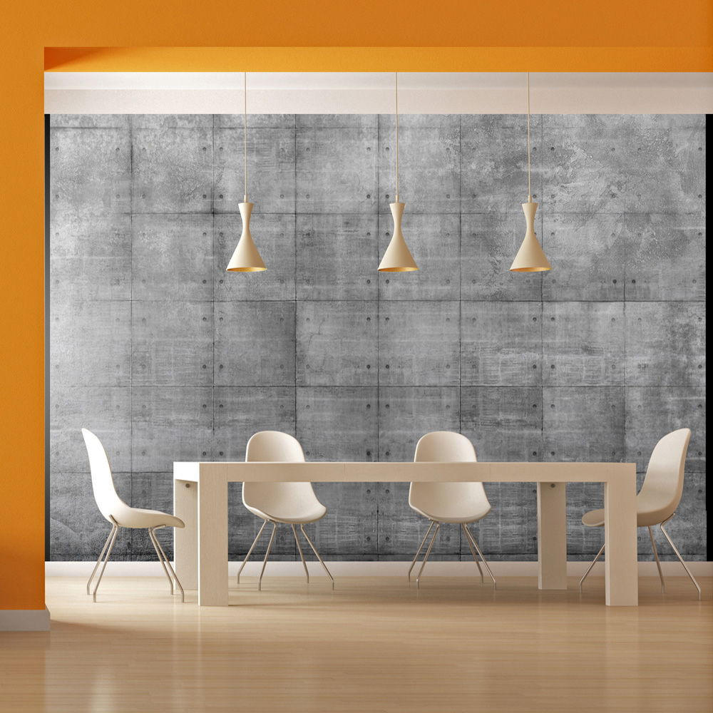 VLIESTAPETE Grau 400/280 cm - Grau, Textil (400/1cm) - KUNSTLOFT