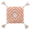 ZIERKISSEN Athena 40/40 cm - Terracotta, Naturmaterialien (40/40cm) - Douceur d´intérieur