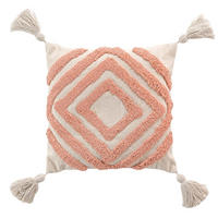 ZIERKISSEN Athena 40/40 cm - Terracotta, Naturmaterialien (40/40cm) - Douceur d´intérieur