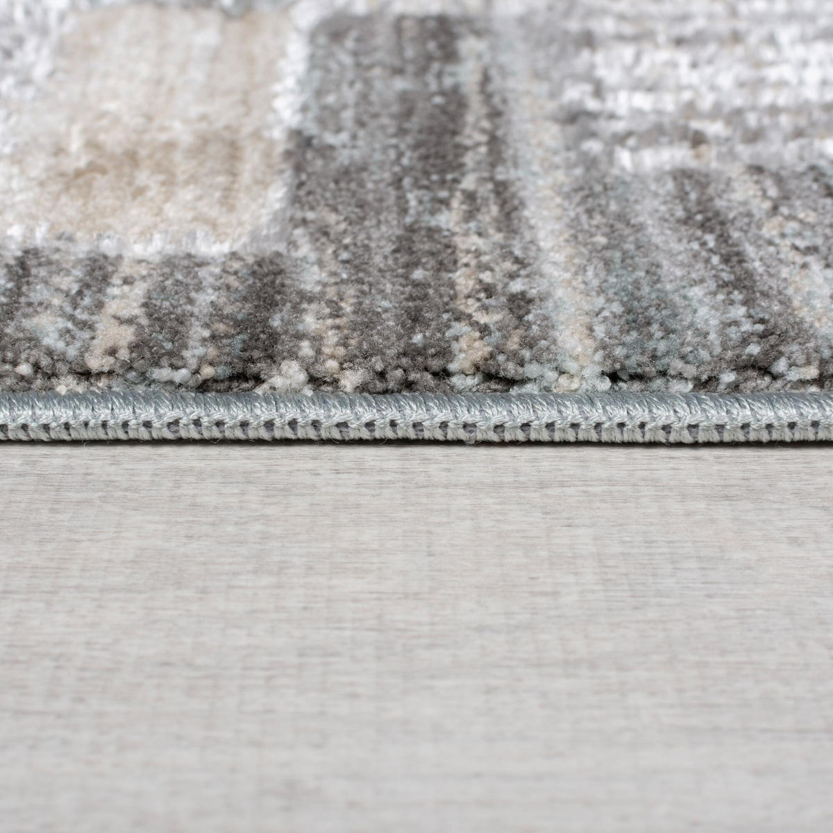 TEPPICH Jute Karos Geometrisch, Wohnzimmer Grau Rechteckig 160x240 - Grau, Textil (160/240cm) - KADIMA DESIGN