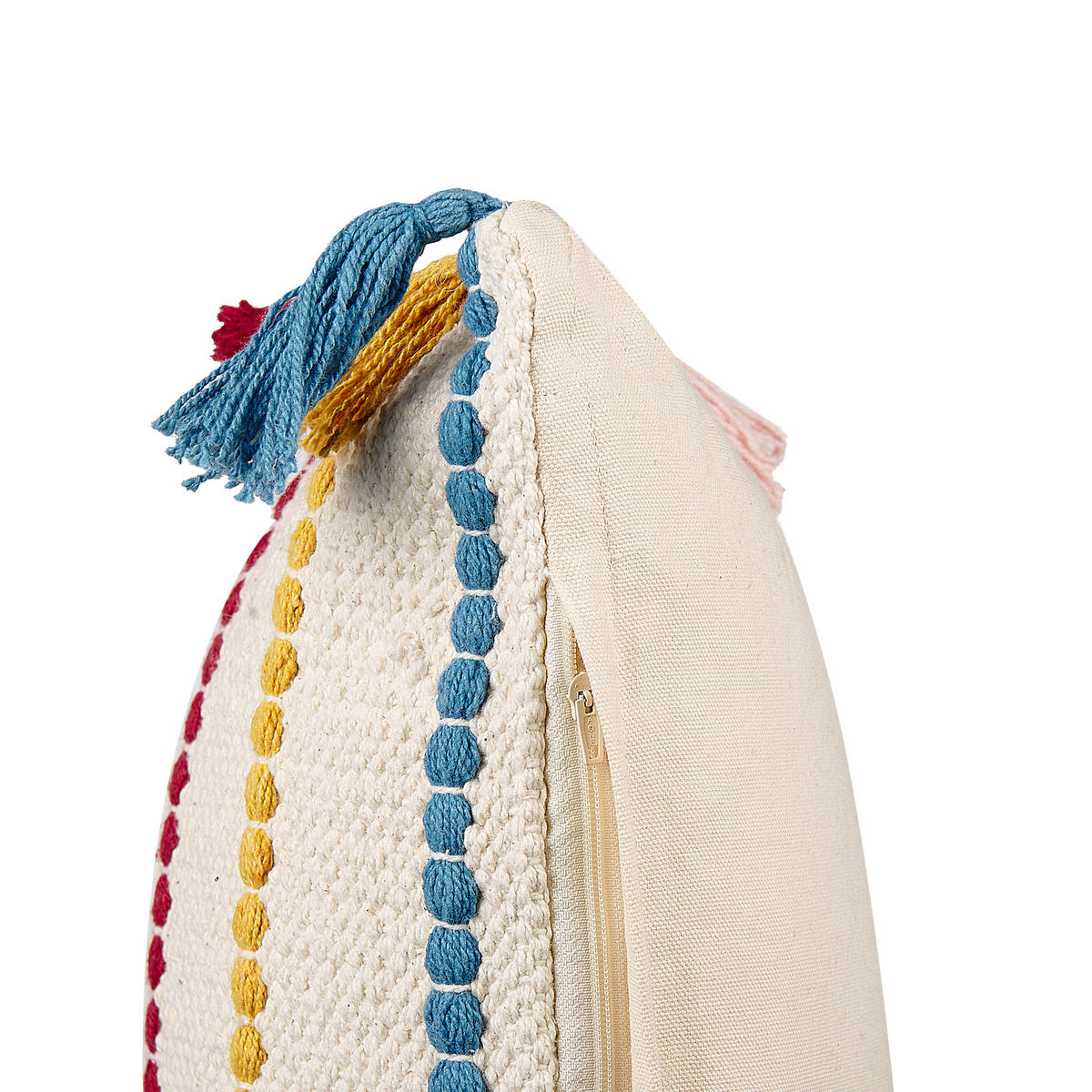 DEKOKISSEN 2er-Set Hellbeige 40/60 cm Agave - Beige, Naturmaterialien/Textil (40/60cm) - Beliani