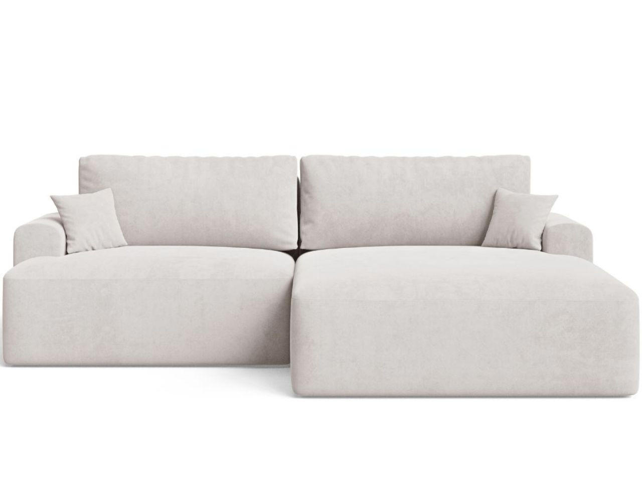 ECKSOFA Serene Grau Rechts - Grau, Holz/Textil (145/259cm) - Graingold