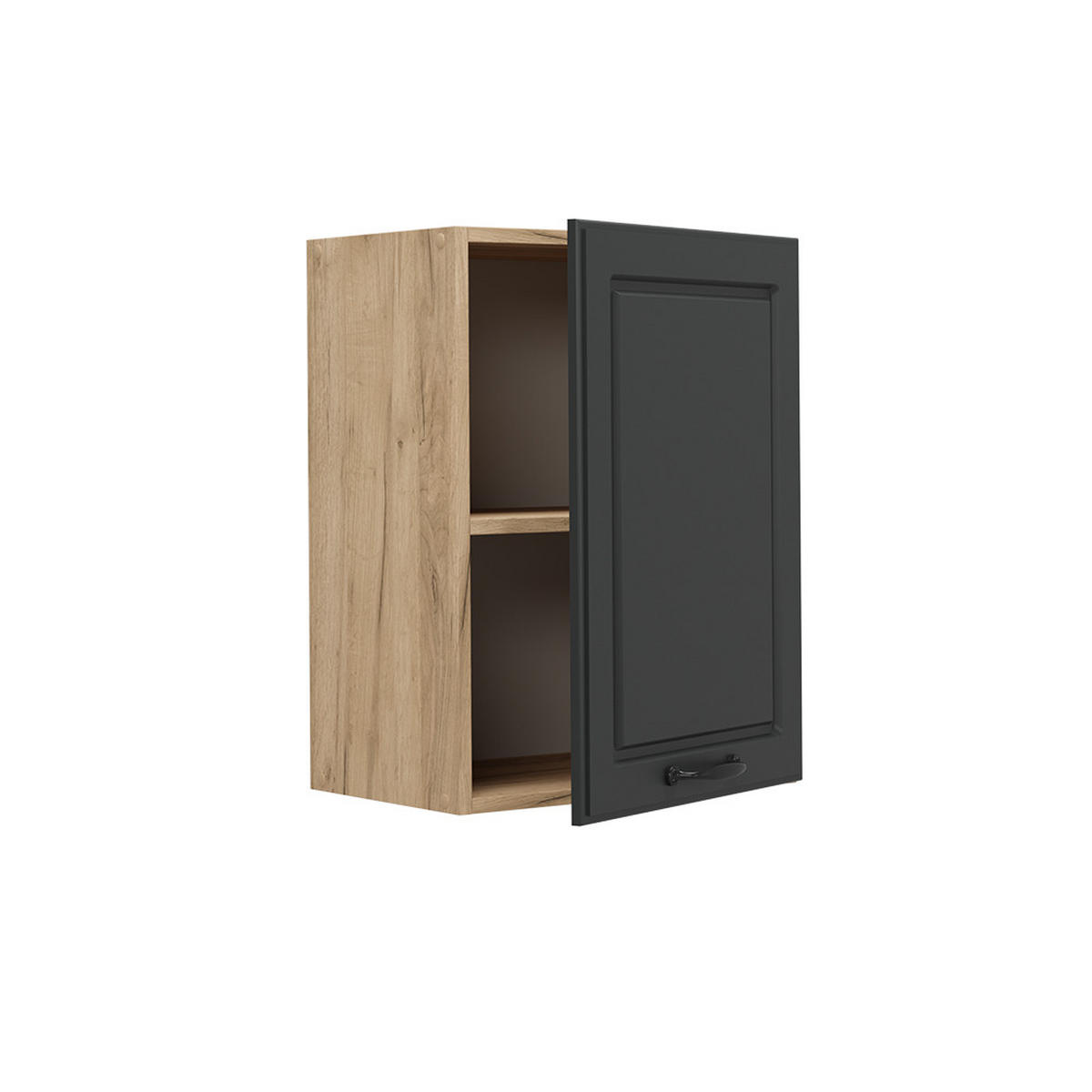 HÄNGESCHRANK R-Line Anthrazit Landhaus 45 cm - Honigeiche/Anthrazit, Holzwerkstoff (45/60/31cm) - Vicco