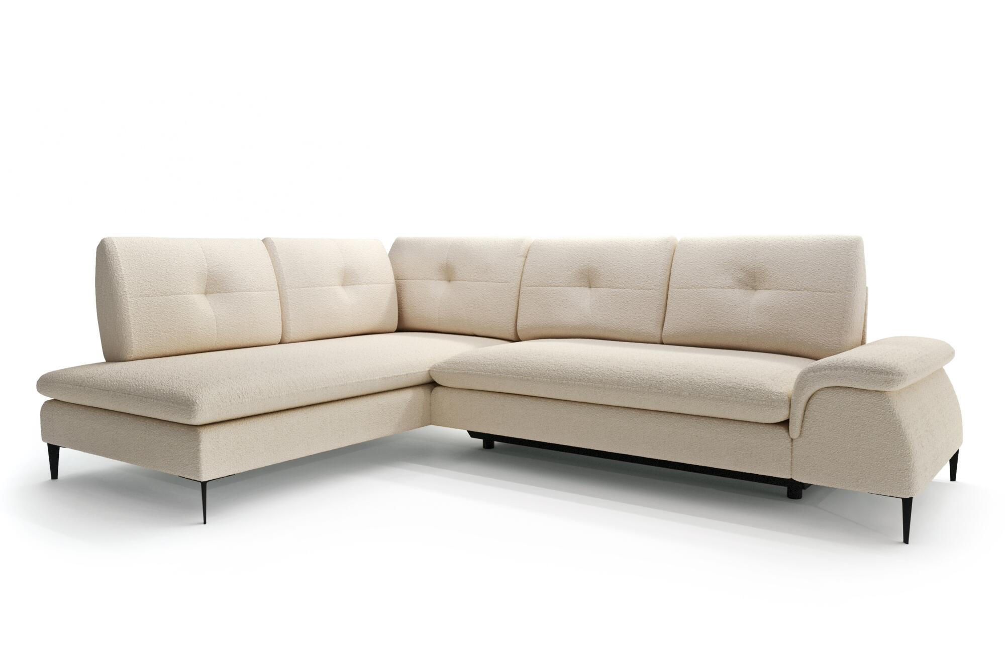 ECKSOFA ZONDA Beige 274x205x87 cm - Beige, Textil (274/205cm) - FURNLUX