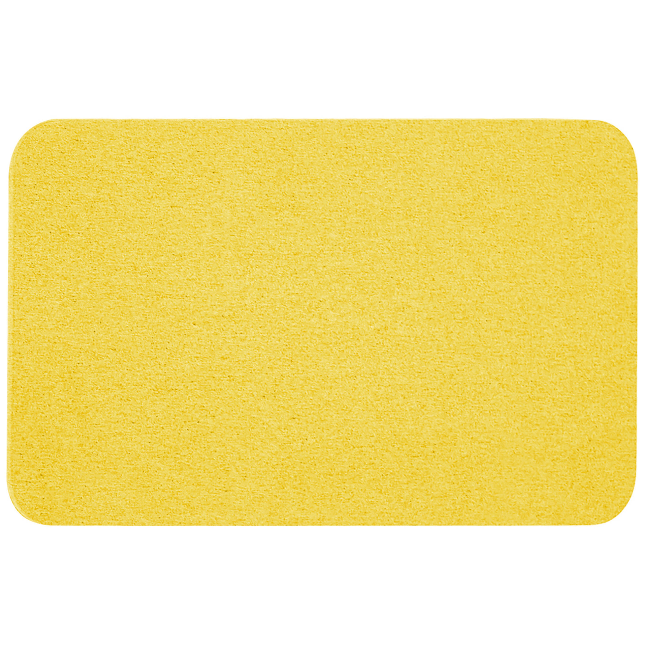 SCHREIBTISCHTRENNWAND 72 x 40 cm Gelb Wally - Gelb, Textil (72/40/2cm) - Beliani