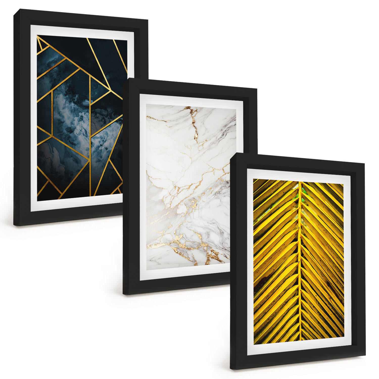Tulup Bilder Schwarz 20x30 cm