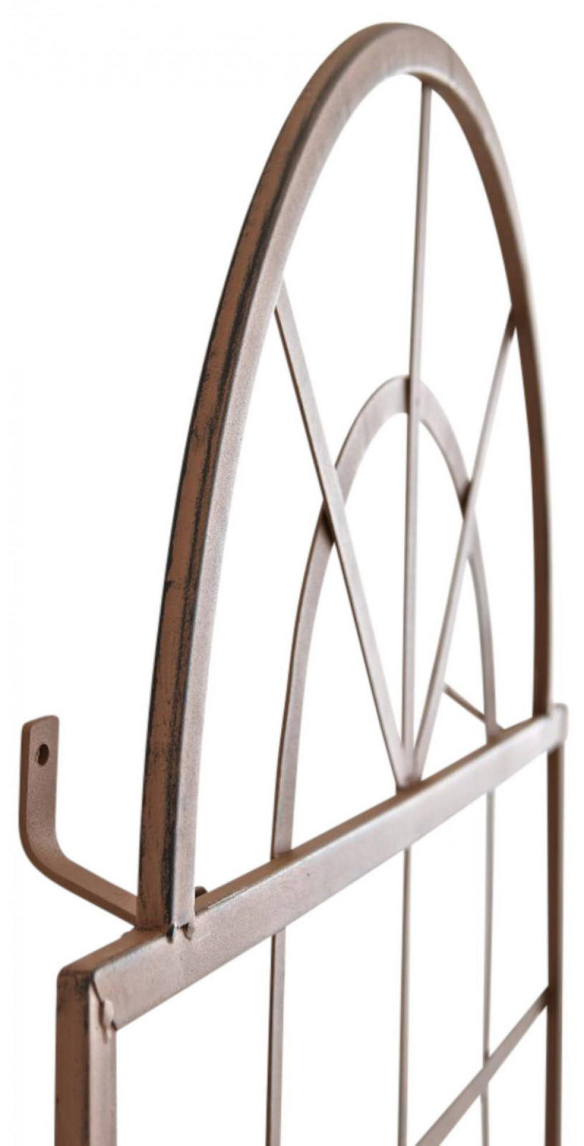 RANKGITTER 2er Set Metall antik braun - Braun, Metall (70/180/1cm) - CLP