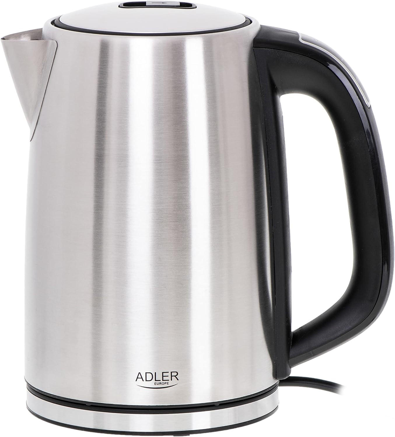 WASSERKOCHER AD1340 Silber - Silberfarben, Metall (26/20/26cm) - Adler