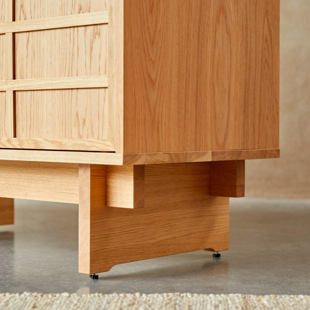 BADEZIMMERMÖBEL Miu Natur aus Eiche - Naturfarben, Holz (170/82/48cm) - Tikamoon