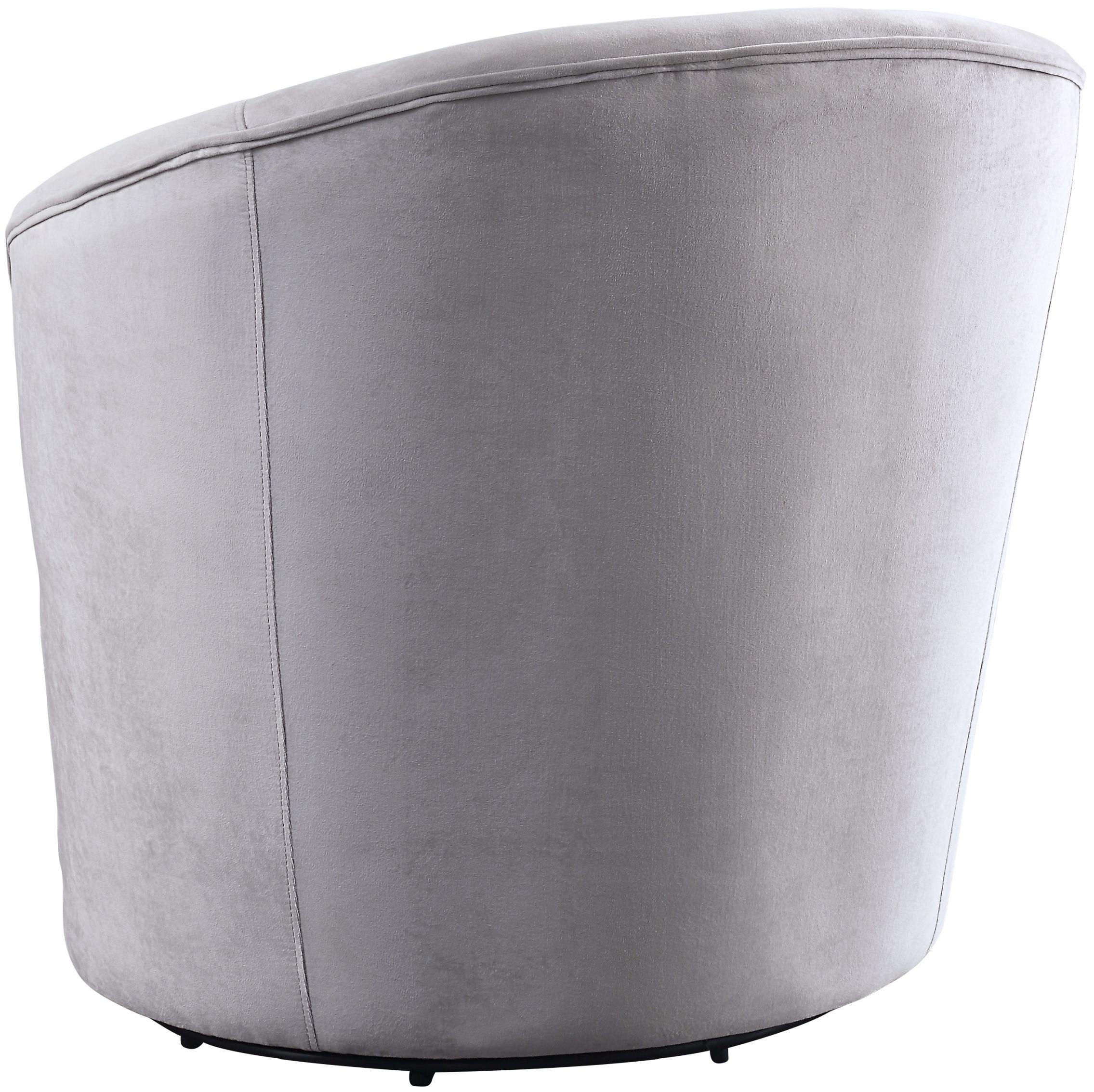 COCKTAILSESSEL Colin Samt Grau - Grau, Textil (84/84/85cm) - ATLANTIC home collection