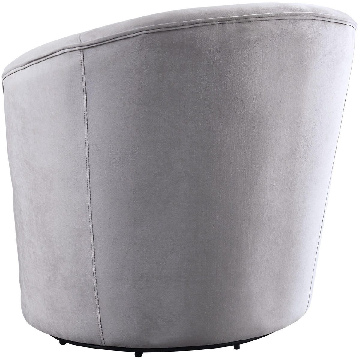 COCKTAILSESSEL Colin Samt Grau - Grau, Textil (84/84/85cm) - ATLANTIC home collection