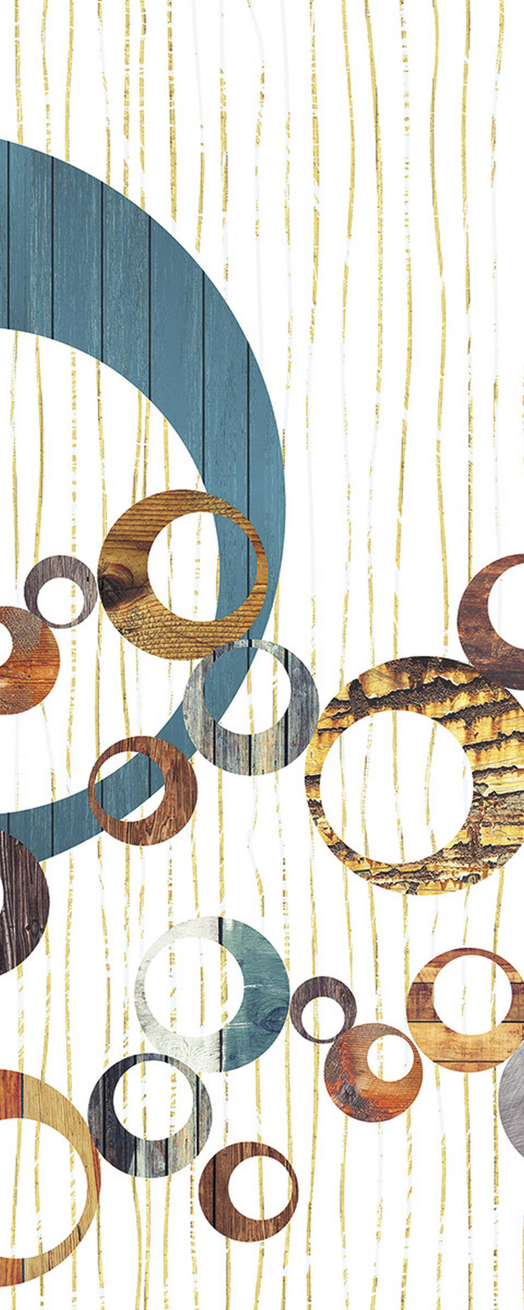 FOTOTAPETE künstlerisch 100 x 250 cm - Multicolor, Papier (100/250cm) - Sanders & Sanders