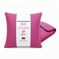 VERWANDLUNGSDECKE 2in1 Fuchsia - Beere, Textil (135/200cm) - Bestlivings