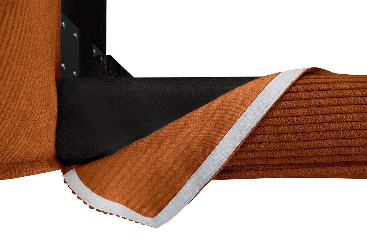 WECHSELBEZUG für Polsterbett - Orange, Textil (160/200cm) - home24