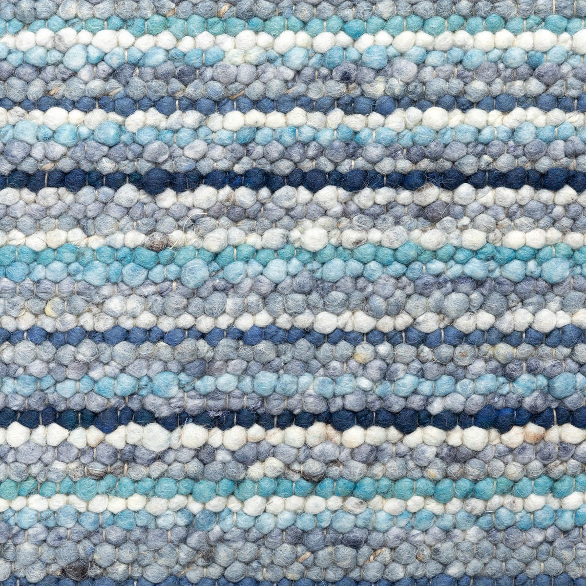 FLACHGEWEBETEPPICH 170/230 cm Schwansee - Blau, Naturmaterialien (170/230cm)