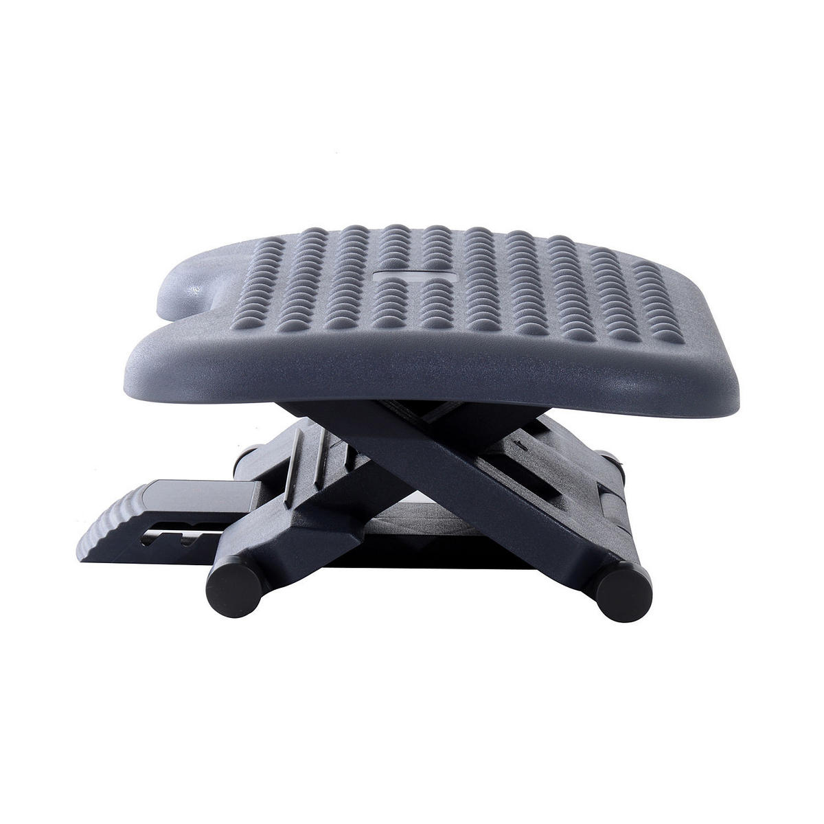 FUSSTÜTZE DE-16660 ergonomisch, 3-fach höhenverstellbar Dunkelgrau - Dunkelgrau, Kunststoff (35/17/46cm) - ComfortXL
